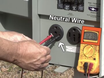 Rv plug wiring process