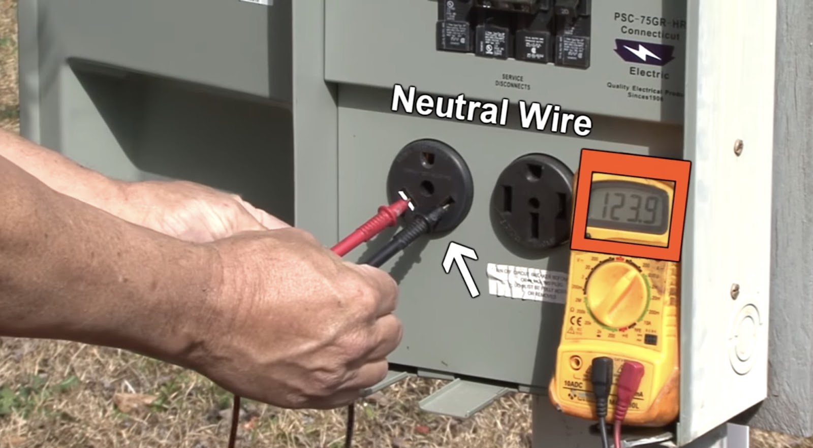 Rv plug wiring process